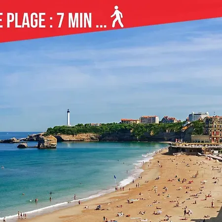 شقة Belharra Cote Des Basques Par Ascenseur بياريتز