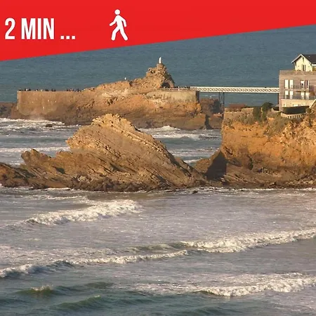 شقة Belharra Cote Des Basques Par Ascenseur